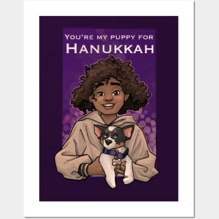 Puppy for Hanukkah Posters and Art